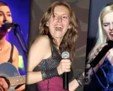 Trzy wokalistki na scenie. Jedna gra na gitarze, dwie śpiewają do mikrofonu. Kto śpiewa orła cień?