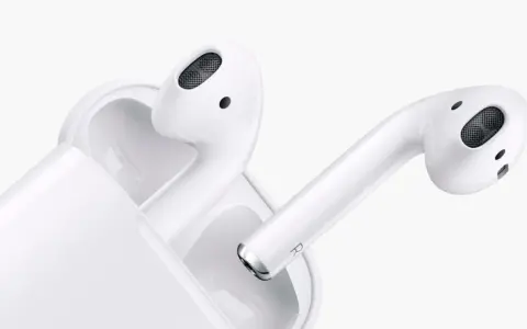 Białe słuchawki AirPods w etui. Dowiedz się, jak sprawdzić ile AirPods mają baterii, by zawsze cieszyć się muzyką.