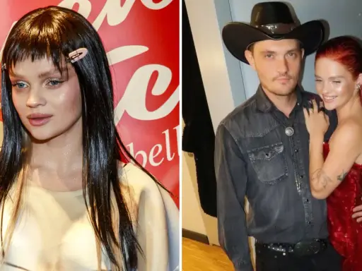 Margaret w klipie "Byle jak" i jej partner w kowbojskim stylu.