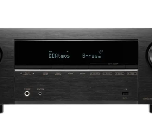 Amplituner Denon AVR-X2800H z obsługą Dolby Atmos i Blu-ray. Wybór między Denon a Yamaha to kluczowa decyzja dla audiofila.