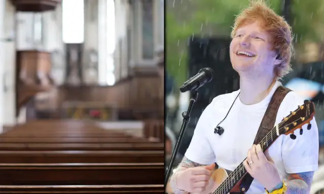 Ed Sheeran gra w deszczu, a obok puste ławki w kościele. Zastanawiasz się, ile Ed Sheeran bierze za koncert?