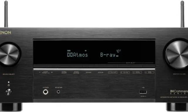 Amplituner Denon AVR-X2800H z obsługą Dolby Atmos i Blu-ray. Wybór między Denon a Yamaha to kluczowa decyzja dla audiofila.