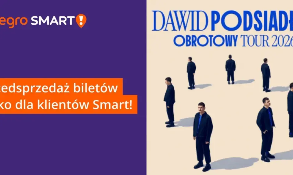 Przedpremiera biletów na koncert Dawida Podsiadło. Dowiedz się, ile kosztuje bilet na koncert Podsiadło i skorzystaj z oferty Allegro Smart!